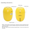 Mini Lemon Night Light 120ml Ultrasonic USB Humidifier